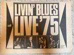 Paginagrote A4 advertentie LIVIN’ BLUES Live ‘75 release, Cd's en Dvd's, Vinyl | Jazz en Blues, Ophalen of Verzenden