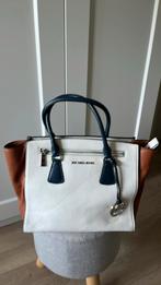 Michael Kors, handtas helemaal van leer., Sieraden, Tassen en Uiterlijk, Verzenden, Zo goed als nieuw, Blauw, Handtas