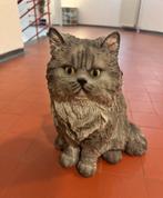 Levensgroot Perzische kat beeld, Ophalen of Verzenden, Zo goed als nieuw, Beton, Dierenbeeld