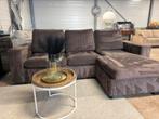 Hoekbank Velvet Brons/bruin hoeken verstelbaar, Overige materialen, ---, Ophalen of Verzenden, ---