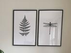 Twee ingelijsten Desenio posters, Ophalen, Zo goed als nieuw, Hout, 75 cm of meer