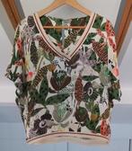 Top van POM-Amsterdam, off white met floral motief, maat: 44, Overige kleuren, Verzenden, Maat 42/44 (L), Zo goed als nieuw
