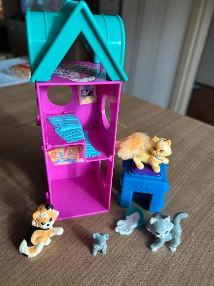 Littlest petshop purry kittens playtime 1994, Verzamelen, Speelgoed, Zo goed als nieuw, Ophalen of Verzenden