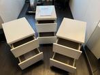 Ikea Malm nachtkastjes, Huis en Inrichting, Slaapkamer | Nachtkastjes, Ophalen, Minder dan 45 cm, Zo goed als nieuw, Minder dan 55 cm