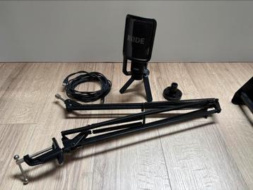 Rode NT-usb mic + microfoonarm beschikbaar voor biedingen