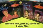 ELVIS PRESLEY, real collectors items, 2x VHS & 2x CD, Alle leeftijden, Ophalen of Verzenden, Zo goed als nieuw