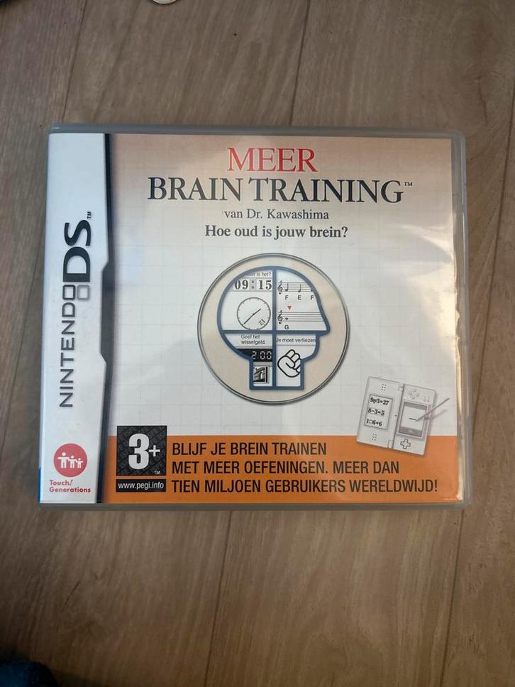 Meer Brain Training - Nintendo DS, Spelcomputers en Games, Games | Nintendo DS, Zo goed als nieuw, Puzzel en Educatief, 1 speler