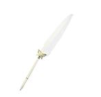 Prachtige receptie pen met witte zwanen veren., Ophalen of Verzenden, Nieuw, Versiering, Geboorte of Huwelijk