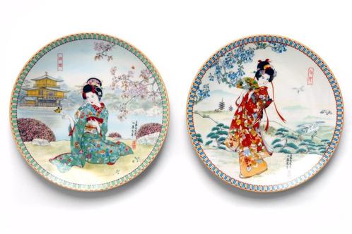 sierborden "Poetic Visions of Japan", Antiek en Kunst, Curiosa en Brocante, Ophalen of Verzenden