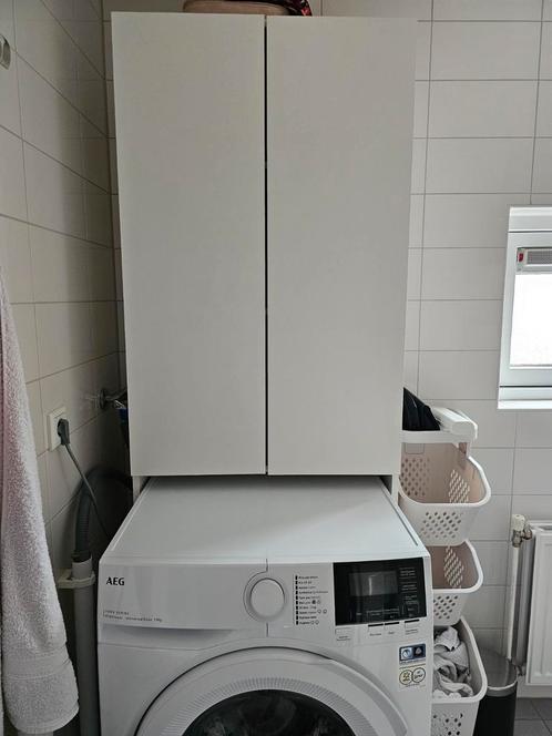 Wasmachinekast wit 65x190x30cm, Witgoed en Apparatuur, Wasmachines, Zo goed als nieuw, Ophalen