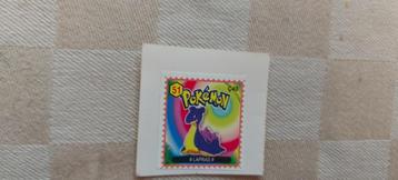 pokemon postzegel gelimiteerd Lapras zeldzaam fraai  beschikbaar voor biedingen