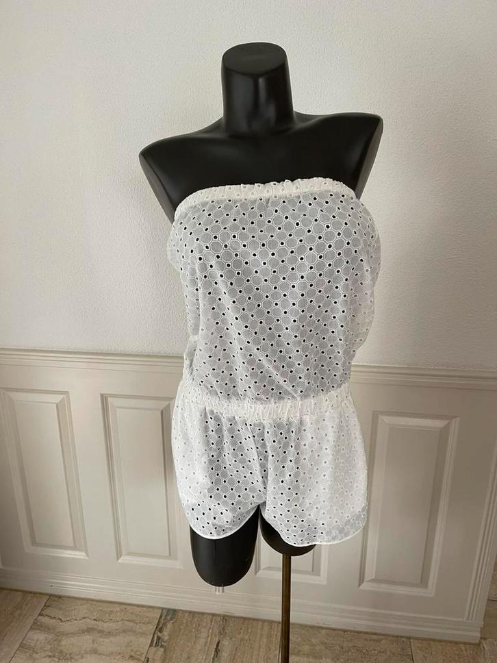 Marie jo strapless  jumpsuit maat s model bianca, Kleding | Dames, Jumpsuits, Nieuw, Maat 36 (S), Wit, Verzenden