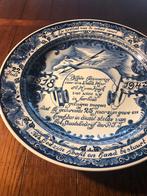 Herrineringsbord delfs blauw, Ophalen of Verzenden