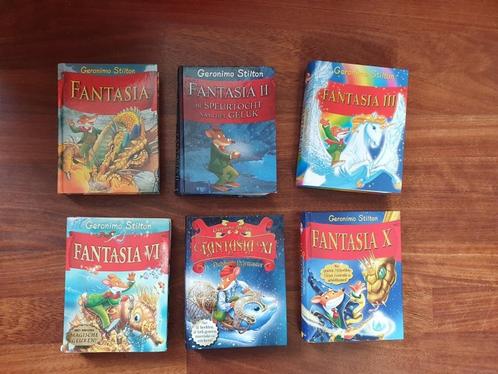 6 x   FANTASIA   van  Geronimo Stilton, Boeken, Kinderboeken | Jeugd | onder 10 jaar, Zo goed als nieuw, Ophalen of Verzenden
