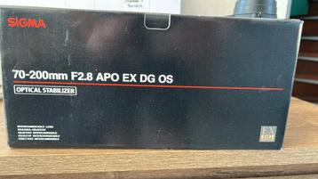 Sigma APO 70-200mm F2.8 EX DG OS HSM Nikon beschikbaar voor biedingen