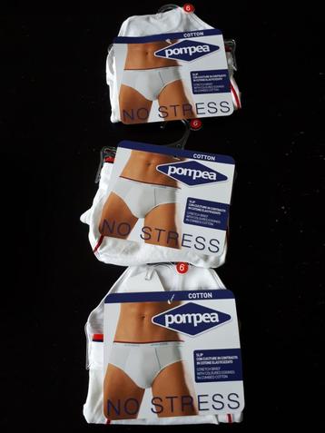 Pompea No Stress - 3 PACK - Italian Style, heren slips (maat beschikbaar voor biedingen