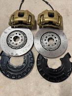Aangepaste remschijven van Golf R met 345 mm remklauw., Ophalen of Verzenden, Gebruikt, Volkswagen
