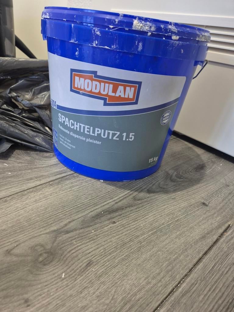 Modulan Spachtelputz 1.5 - 15kg, Ophalen of Verzenden, Wit