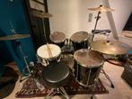 Pearl Export Drumstel + Mapex Double Bassdrum Pedaal, Muziek en Instrumenten, Ophalen, Gebruikt, Pearl