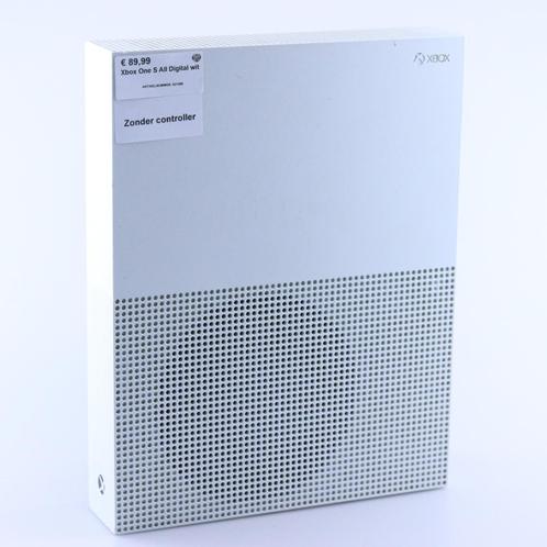 Xbox One S All Digital wit, Spelcomputers en Games, Spelcomputers | Xbox One, Zo goed als nieuw