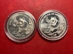 China panda 1991, Postzegels en Munten, Edelmetalen en Baren, Ophalen of Verzenden, Zilver