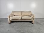 Italiaanse Cassina Maralunga 2-zit bank, alcantara, Huis en Inrichting, Gebruikt, 150 tot 200 cm, Vintage, Tweepersoons