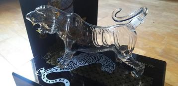 Tijger Karaf van glas beschikbaar voor biedingen