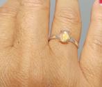 925 zilveren ring met natuurlijke Ethiopische Opaal steen, O.T., Nieuw, Ophalen of Verzenden, Orientaltemptation@hotmail.com