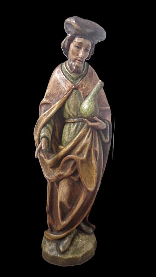 Sint Cosmas beschermheilige van artsen of apothekers 60 cm, Antiek en Kunst, Antiek | Religie, Ophalen of Verzenden
