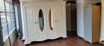 Garderobe landelijke brocante kasten kledingkast, linnenkast, Ophalen, Zo goed als nieuw, 50 tot 75 cm, 200 cm of meer
