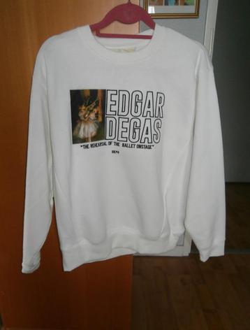 Mooi Art Sweatshirt Edgar Degas mt S valt als M/L nieuw. beschikbaar voor biedingen