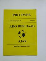 FC Den Haag - AJAX Pro Jeugd 15 maart 1994 programma, Verzamelen, Verzenden, Ajax