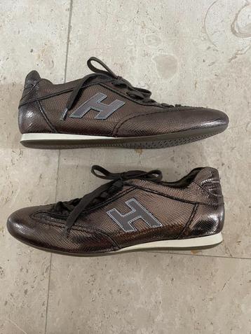 Hogan: z.g.a.n. bronskleurige sneakers maat 37 beschikbaar voor biedingen