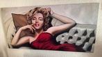 Marilyn Monroe op vinyl, Antiek en Kunst, Kunst | Schilderijen | Modern, Ophalen of Verzenden