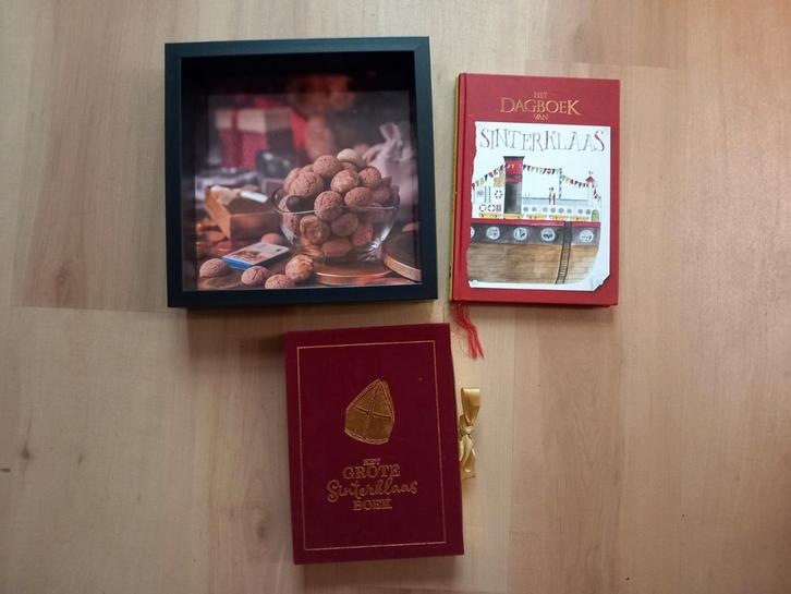 Sinterklaas Decoratie & Boeken Set, Boeken, Overige Boeken, Gelezen, Ophalen of Verzenden