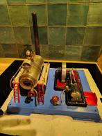 Wilesco D20 Stoommachine met accessoires werkend, Overige merken, Gebruikt, Ophalen of Verzenden, Groter dan 1:32