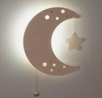 Wandlamp Maan, Huis en Inrichting, Ophalen, Nieuw, Hout