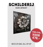 Schilderij bloem nieuw uit showroom, Antiek en Kunst, Ophalen