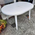 Tuintafel, Ophalen, Zo goed als nieuw, Ovaal, Kunststof