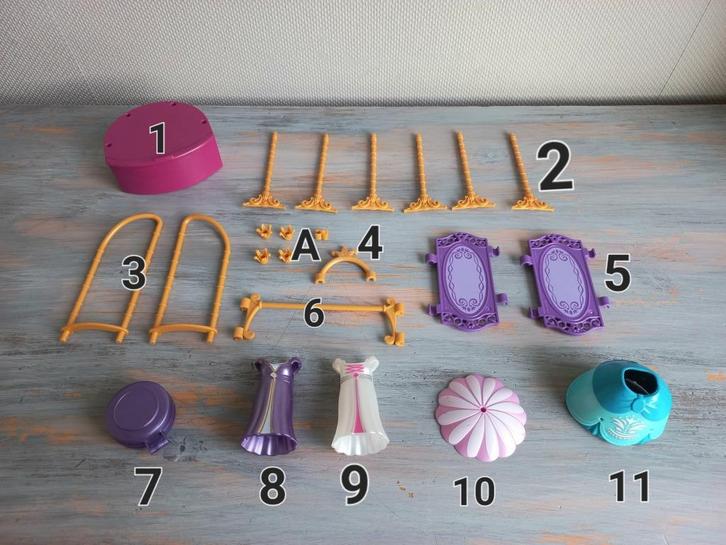 Playmobil 6850 - Losse Onderdelen - Koninklijke Dressing en, Kinderen en Baby's, Speelgoed | Playmobil, Zo goed als nieuw, Los playmobil
