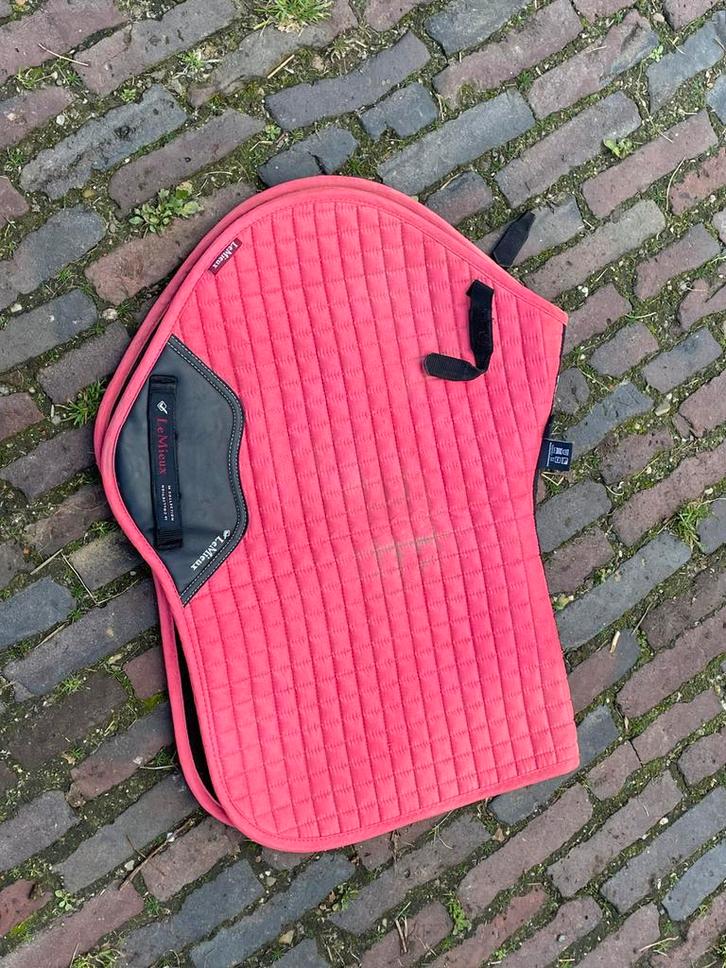 Lemieux papaya spring suede full, Dieren en Toebehoren, Paarden en Pony's | Dekens en Dekjes, Zo goed als nieuw, Ophalen of Verzenden