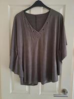 Vlindershirt maat L, Kleding | Dames, Ophalen of Verzenden, Gedragen, Bruin, Shirt of Top