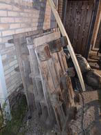 6 Houten Pallets - Gebruikt, Doe-het-zelf en Verbouw, Hout en Planken, Ophalen, Gebruikt, 50 mm of meer, Minder dan 200 cm