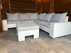Robuuste loungeset met dikke kussens, Tuin en Terras, Ophalen, 5 zitplaatsen, Zo goed als nieuw, Loungeset