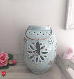 Riverdale windlicht blue 24 cm, Huis en Inrichting, Woonaccessoires | Kandelaars en Kaarsen, Overige materialen, Blauw, Ophalen of Verzenden