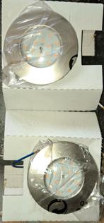 LED spotjes 2 st, Huis en Inrichting, Ophalen of Verzenden, Nieuw, Metaal of Aluminium, Led