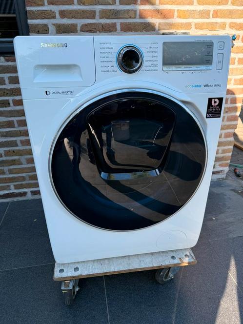 Samsung wasmachine addwash ww80k7605ow REPARATIE/ONDERDELEN, Witgoed en Apparatuur, Wasmachines, Gebruikt, Voorlader, 8 tot 10 kg