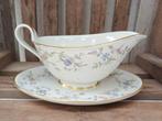 Fürstenberg porseleinen Jus /Saus schaaltje met vast schotel, Gebruikt, Ophalen of Verzenden, Bord(en), Wedgwood