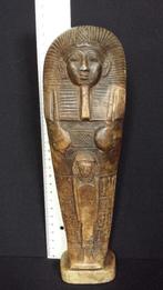 Zwaar Stenen Beeld SHABTI <> GRAFGIFT Oude Egypte, Ophalen of Verzenden