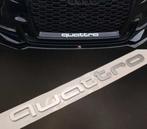 QUATTRO logo voorbumper Audi RS3 zilver, Ophalen of Verzenden